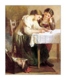 Love Letter Print by H. Lejeune