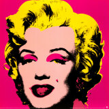 Marilyn Monroe, Pink Art by Andy Warhol