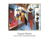 Modegeschaft, 1913 Posters by Auguste Macke Modegeschaft, 1913 Posters by Auguste Macke