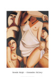 Tamara's Bath Posters by Brenda Haigh