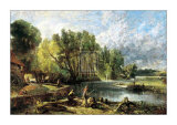 Moulin de Stratford, 1820 Posters par John Constable