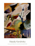 L'église de Murnau, 1910 Affiches par Wassily Kandinsky