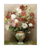 Dahlias dans Un Pot Empire Posters by Marcel Dyf