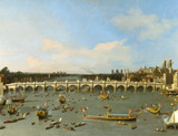 Westminster bridge, Londres Affiches par Canaletto 