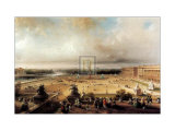 La Place de la Concorde, Paris Plakater av Carlo Bossoli La Place de la Concorde, Paris Plakater av Carlo Bossoli