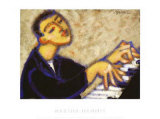 Piano Poster by Marsha Hammel