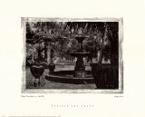 Patio Fountain in Seville Posters by Augustine (Joseph Grassia) 