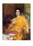 Portrait of Elsa, Daughter of William Hall, Esq. Posters af Frank Bernard Dicksee