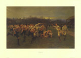 The Rugby Match Posters by Wollen 