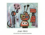 L'oiseau au regard, 1952 Poster par Joan Miró