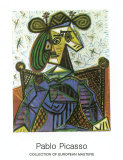 Femme assise dans un fauteuil, 1941 Posters par Pablo Picasso
