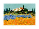 Santa Lucia, Tuscany Plakater av Hazel Barker Santa Lucia, Tuscany Plakater av Hazel Barker