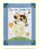 La vache bondit par-dessus la lune Affiches par Sophie Harding