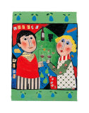 Wine and Chesse Prints by Barbara Olsen