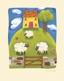 Granja amarilla Láminas por Sophie Harding Granja amarilla Láminas por Sophie Harding