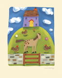 La ferme violette Art par Sophie Harding