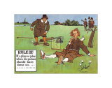 Rules of Golf, Rule IV Print by C. Crombie