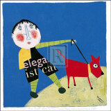 The Boy Brought the First Dog Posters by Barbara Olsen