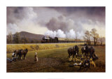 Great Western Near South Brent 1913 Plakater av Gerald Broom Great Western Near South Brent 1913 Plakater av Gerald Broom