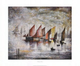 Voiliers Posters par Laurence Stephen Lowry