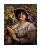 Frühling auf dem Land Poster von Emile Vernon