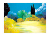 Jardin d'Ete Prints by B. Payet