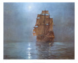 Luna creciente Láminas por Montague Dawson