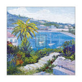 Le Banc de Pierre a Villefranche-Sur-Mer Art by T. Forgione Le Banc de Pierre a Villefranche-Sur-Mer Art by T. Forgione