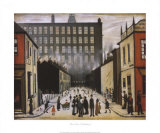 Street Scene, Pendlebury Art par Laurence Stephen Lowry
