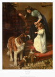 Buenas noches Lámina por Arthur John Elsley