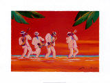 Salsa al atardecer Póster por Gerry Baptist