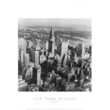 Perfil de rascacielos de Nueva York, primavera Pósters