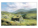Cottage Near Conor Pass Posters af Clive Madgwick