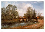 Old Cottage, Flatford Mill Prints by Clive Madgwick