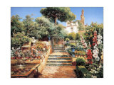 Flower Garden Affiches par Manuel Garcia Y Rodriguez
