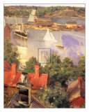 Harbour View Art by Akseli Kalella