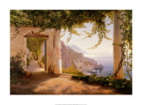Amalfi de los Capuchinos Láminas por Carl Frederic Aagaard Amalfi de los Capuchinos Láminas por Carl Frederic Aagaard