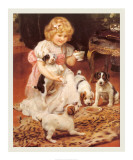 Tea-Time Print by Arthur John Elsley