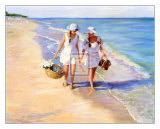Conversation on the Beach Posters by S. Kuznitsky
