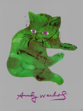 Gato de 25 gatos Pósters por Andy Warhol