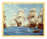 La batalla de Trafalgar Pósters por Montague Dawson La batalla de Trafalgar Pósters por Montague Dawson