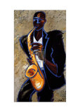 Saxophine Poster di Marsha Hammel Saxophine Poster di Marsha Hammel