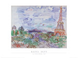 Der Eiffelturm 1935 Kunst von Raoul Dufy