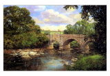 Old Bridge, Derbyshire Print by Clive Madgwick