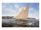 The Racing Schooner, Westward Prints by Steven Dews
