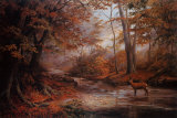 Elizabeth Halstead - Woodland Stream Reprodukce Elizabeth Halstead - Woodland Stream Reprodukce