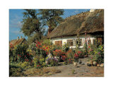 Cottage Garden Posters by Peder Mork Monsted