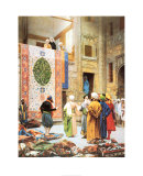 Marché aux tapis Posters par Jean-Léon Gérôme