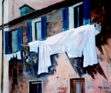 The Balcony II Prints by Allayn Stevens
