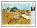 Vincent van Gogh - Masterworks of Art - Farmhouse - Reprodüksiyon Vincent van Gogh - Masterworks of Art - Farmhouse - Reprodüksiyon